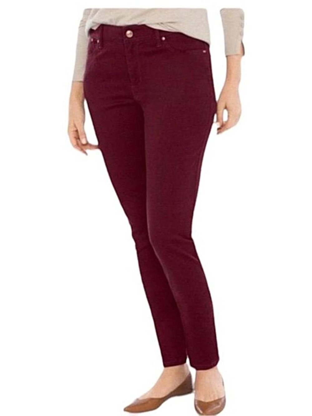 Chico's Platinum Denim Pull On Jeggings size 0.5  NWT